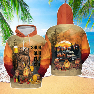 Camping I Hate People 3D All Over Hoodie
