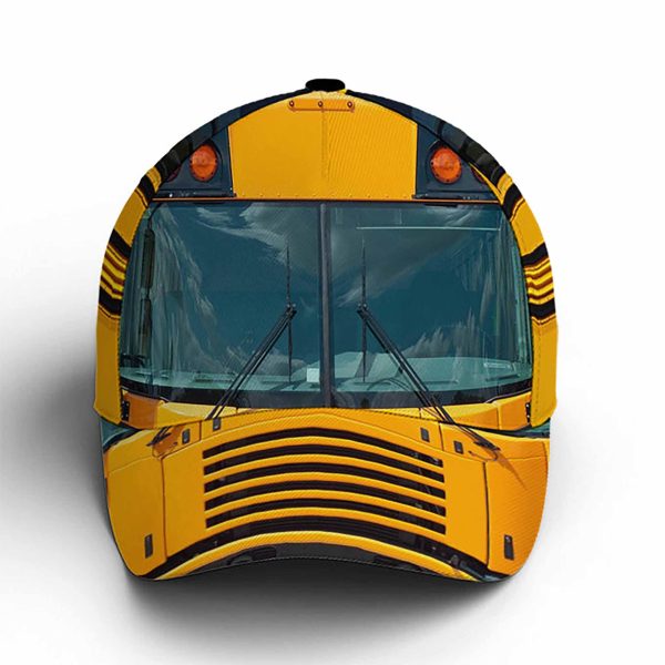 Bus Driver Funny Baseball Cap, Yellow School Bus Hat, Bus Driver Hats for Men, Adjustable Personalized Baseball Cap